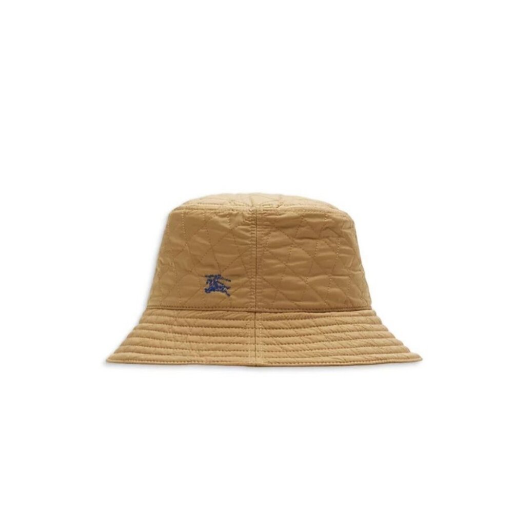 BURBERRY packable quilted nylon women's bucket hat -Beige - Size Medium~